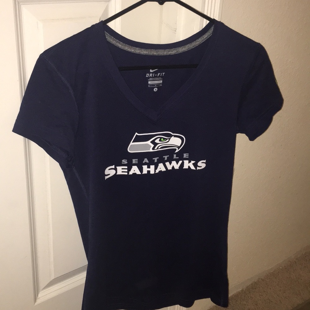 Never worn Seattle Seahawks V neck T-shirt.